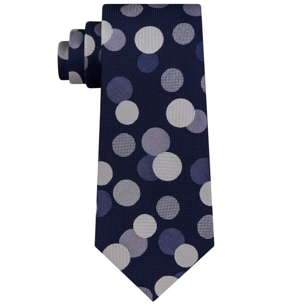 Corbata para Hombre Sean John con Diseño de Lunares Explotados Azul Talla Única Corbata Atada a Sí Misma