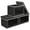 Black-L(3-Pack), variant on Large Storbaskets Bwith Lids - Stackable Cube For Closet 3 Pack Grey Windows Organizer Home Organizers And Clothes Cd Towels