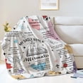 thumbnail image 3 of Christian Gifts for Women Men Faith Bible Religious Gifts My Daily Bible Affirmations Blanket Bible Verse Blanket for Women Soft Flannel Throw and Blankets 60"x50", 3 of 5