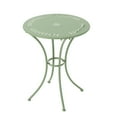 thumbnail image 3 of Leona Outdoor 3 Piece Iron Bistro Set, Matte Green, 3 of 6