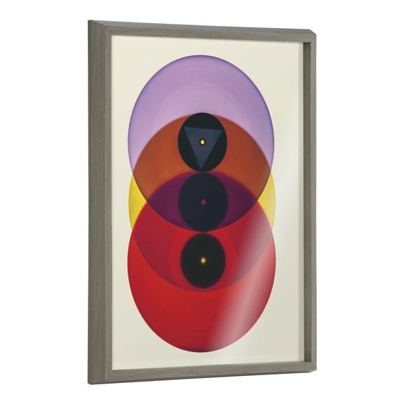 Blake Colorful Records 18 in x 24 in Framed Painting Art Prints, by Kate and Laurel