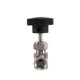 thumbnail image 2 of Válvula de aguja de cierre de control de flujo de acero inoxidable 304, hilo femenino igual Bsp de 1/4 pulgada, 2 of 5