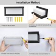 thumbnail image 3 of Luz de pared exterior LED de 18w con sensor de movimiento Luz de pared exterior impermeable moderna 3000k Lámpara de aplique LED blanca cálida Ip65 a prueba de agua 1260lm,11 Feliz Sencillez, 3 of 5