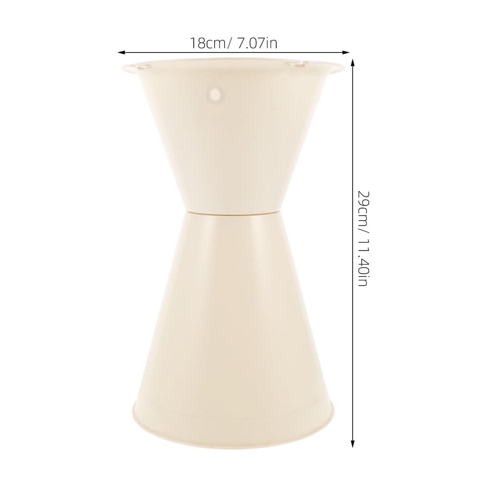 FOMIYES White Plastic Portable Flower Bouquet Insert for Floral Arrangements and Decorative Use