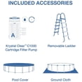 thumbnail image 4 of INTEX Metal Frame 15ft x 48in Above Ground Swimming Pool Set w/ Filter Pump, 4 of 11