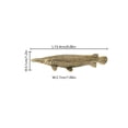 thumbnail image 5 of Sinyiin Fish Figurines Decors Metal Sea Animal Statue Decorative Objects Table Centerpieces Decoration for Living Room,Bookshelf, 5 of 7