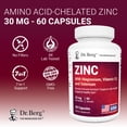 thumbnail image 2 of Dr. Berg Zinc 30 mg Capsules with Magnesium, Vitamin D3, Selenium, Copper & Folate - Immune Support, 60 Capsules, 2 of 10