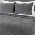 thumbnail image 3 of Edredón ELEGANT LIFE HOME Velvet Queen gris oscuro 210x230 cm, 3 of 8