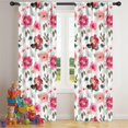 thumbnail image 5 of Blackout Kids Curtains,Pioneer Flower Floral Print Pattern Childrens Insulated Curtains Set Of 2,Bedroom Essentials,Toddler Room Decor 42"x84", 5 of 5
