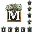 thumbnail image 1 of Décorations de Porte d'Entrée Signe de Couronne d'Alphabet Décoration Suspendue Extérieure 11.8"*11.8", 1 of 3