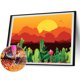 thumbnail image 2 of Diamante pintura taladro San Pedro Cactus DIY Kits completo redondo hogar pared decoración FLhrweasw Nuevo, 2 of 9