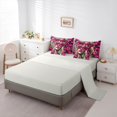 thumbnail image 5 of Castle Fairy Black Girl King Bedding 7pcs,Fruit Cherry King Bed in a Bag,Pink Black,Grey Reversible, 5 of 7