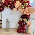 thumbnail image 2 of Kit de arco de guirnalda de globos de 135 piezas, globos de látex metálicos de confeti en tonos pastel morado, dorado y blanco para mujeres, cumpleaños, baby shower, bodas y fiestas., 2 of 5