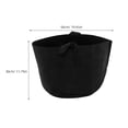 thumbnail image 2 of FUTUREORYY 2Pcs Vegetable Planting Bags 15 Gallon Black Nonwoven Fabric Grow Bags for Healthy Roots, 2 of 8