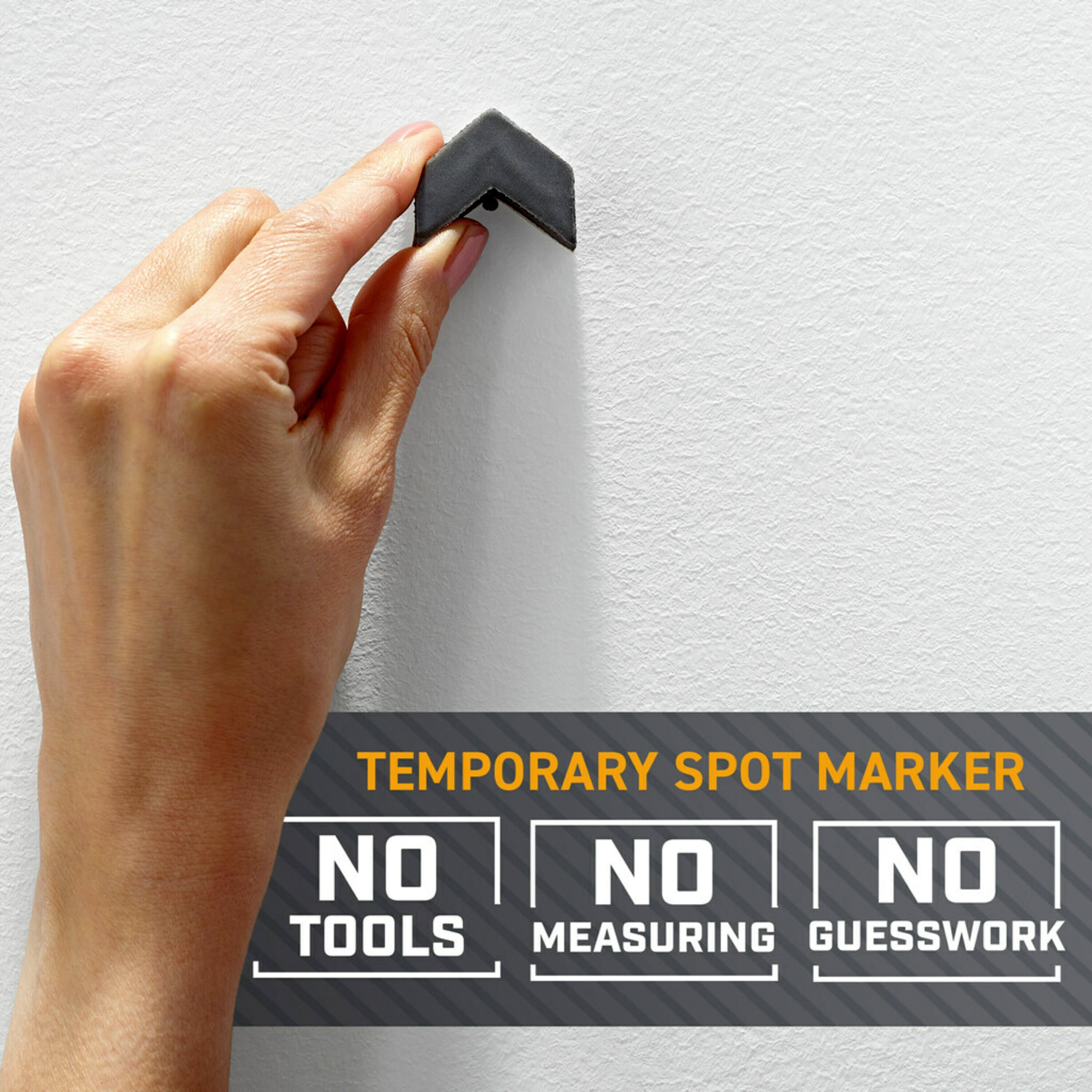 3M CLAW Drywall Picture Hanger with Temporary Spot Marker, holds