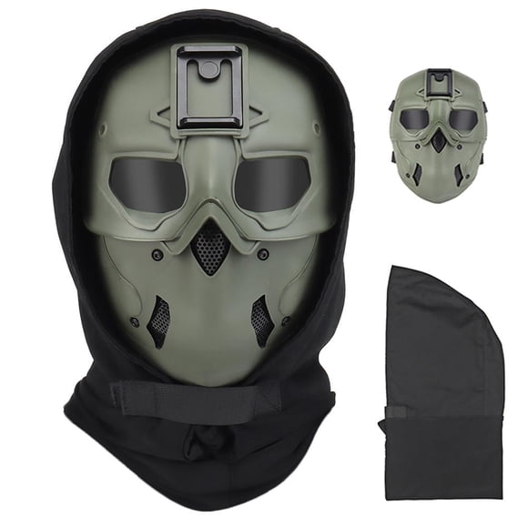 Cara Cubierta Salvaje Casco Deporte Al Aire Libre Tiro Protección Ocular Cabeza Ajustable Cubierta Para Cosplay Disfraz Película Yuarrent  HA047009-02