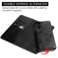 thumbnail image 2 of GSA Luxury Gentleman Magnetic Leather Wallet for Samsung Galaxy S21 FE Black, 2 of 2