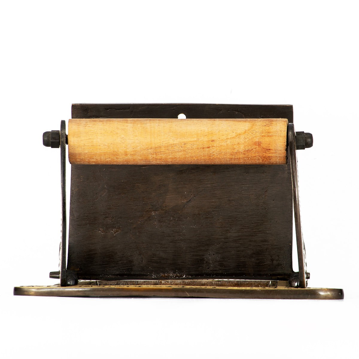 Renovator's Supply Antique Brass Toilet Tissue Paper Holder 'Sanitary Paper Co.'