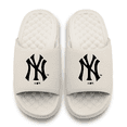 thumbnail image 2 of Unisex ISlide Cream New York Yankees Alternate Motive Slide Sandals, 2 of 5