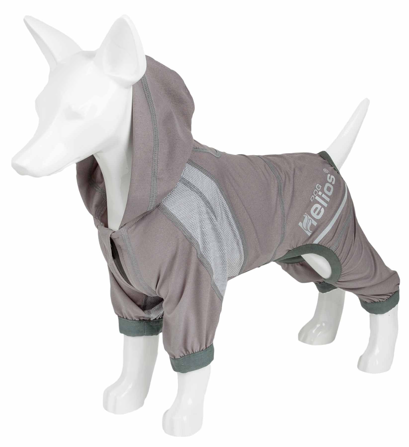 Dog Helios ® 'Namastail' Lightweight 4-Way Stretch Breathable Full Bodied Performance Yoga Dog Hoodie Tracksuit