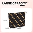 thumbnail image 5 of Makeup Bag Small Cosmetic Bags for Women Travel Toiletry Bag Zipper Pouch Purse Organizer Pouches, Trumpet Musical Instrument Retro, 5 of 7