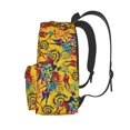 thumbnail image 3 of Disketp Dancing African Womens Mochila Escolar de Gran Capacidad y Peso Ligero, Mochila de Viaje Ideal para Escuela, Trabajo y Uso Diario, Cómoda y con Estilo, 3 of 8