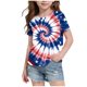 thumbnail image 2 of Odeerbi Chicos Niñas 4 de Julio Camiseta Manga Corta Día de La Independencia Camiseta Gráfica, 2 of 6