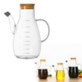 thumbnail image 2 of ZJDOAK Glass Oil Dispenser Bottle with Scale Anti Leak Design for Home Kitchen Ideal, Oil Dispenser Bottle for Kitchen, Oil Container Kitchen for Olive/Vinegar/Cooking/Soy Sauce, 2 of 8