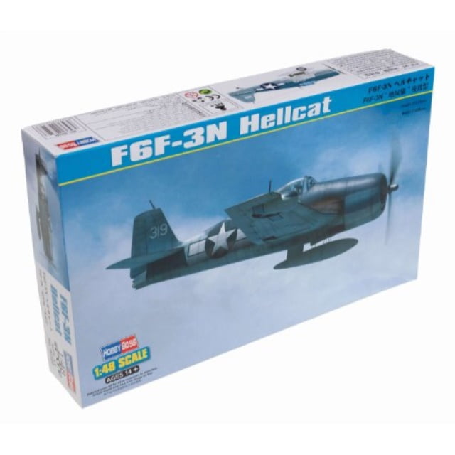 Hobby Boss Modellbausatz F6F-5N Hellcat - US WWII Trägerflugzeug Im Maßstab 1:48