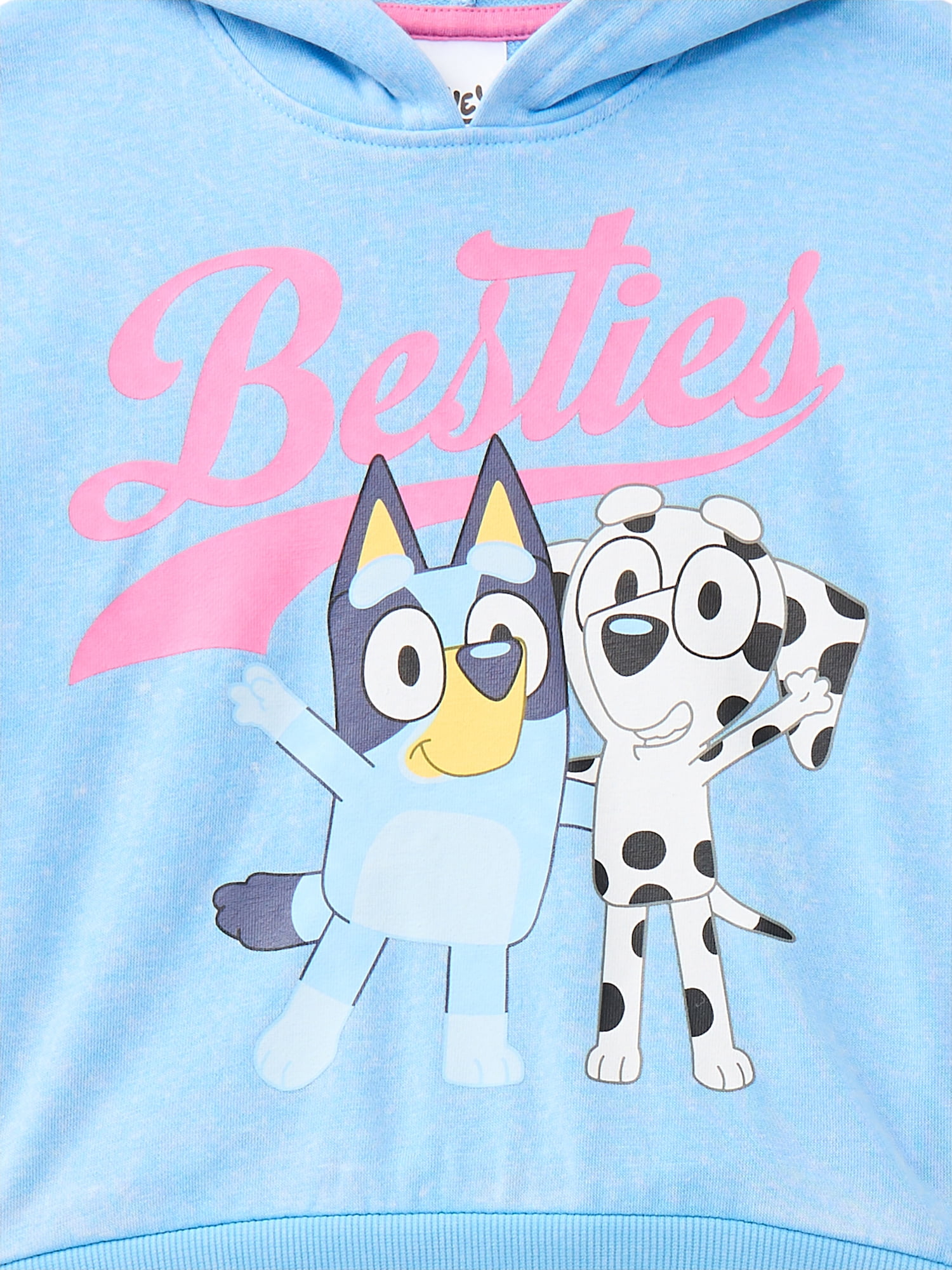Bluey Toddler Girls' Graphic Hoodie and Matching Sweatpants Set, 2-Piece, Sizes 12M-5T