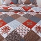 thumbnail image 4 of HoneiLife Juego de edredón tamaño Queen – Colcha de microfibra de 3 piezas, colcha reversible, juego de cama de retazos, funda de cama ligera, colchas florales, colchas para todas las estaciones, colo, 4 of 5