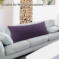 thumbnail image 6 of REGALWOVEN Brushed Microfiber Pillowcase Body Pillow Pillowcase, Standard Plum, 6 of 7