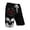 A-Black1536, variant on XIAONU Graphic Print Shorts for Men Drawstring Waist Streetwear Casual Everyday Board Shorts