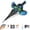 Blue, variant on Remote Control Flying Sword Drone, 2.4G RC Airplane Stunt with 360° Flip & LED Lights, Durable EPP Foam, Easy One-Key Operation for Beginners