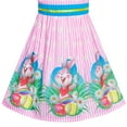 thumbnail image 5 of Girls Dress Easter Bunny Egg Hunt Tank Bow Tie 6 Years, 5 of 7