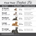 thumbnail image 2 of Best Friends by Sheri Original Calming Donut Dog and Cat Bed, Lux Faux Fur, Navy Blue, XL (45in x 45in) - Anxiety Relief for Pets Up to 150 lbs, 2 of 8