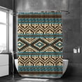 thumbnail image 2 of FREEAMG Bath Curtains Shower Curtain Colorful Ethnic Bathroom Waterproof Machine Washable Fabric Decor Shower Curtains for Bathroom, 72x72in, 2 of 6