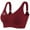 Red, variant on Sports Bras for Women No Underwire Full Coverage Lightweight Plus Size Solid Color Spaghetti Strap Women's Bralettes Breathable Underwear Daily Bra