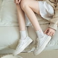 thumbnail image 5 of Milue Women Ankle Socks Ruffle Frilly Crew Socks Breathable Cute High Ankle Socks, 5 of 21