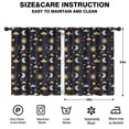 thumbnail image 2 of Blackout Kids Curtains,Dark Blue Celestial Pattern Childrens Insulated Curtains Set Of 2,Bedroom Essentials,Toddler Room Decor 42"x54", 2 of 5