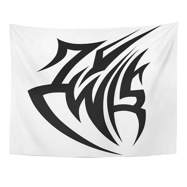 Zealgned Tattoo Tribal Design Single Sleeve Pattern Arm Simple For Men Woman And Girl Wall Art Hanging Tapestry Home Decor For Living Room Bedroom Dorm 51x60 Inch Walmart Com Walmart Com