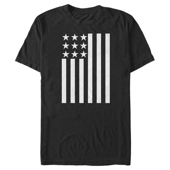 Men's Lost Gods Back and White American Flag Graphic T-Shirt Big & Tall