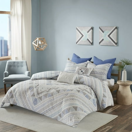 Home Essence Apartment Sydney 7 Piece Cotton Reversible Comforter Set