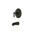 thumbnail image 4 of Elements of Design Milano Single Handle Wall Mount Tub Spout Trim Magellen Lever Handle, 4 of 6