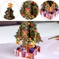 thumbnail image 2 of PayUSD 2 Pack Christmas Cards 3D Pop Up Greeting Cards With Envelope And Note Tag Xmas Tree Holiday Cards Christmas Holiday Gifts, 5.9"x5.9", 2 of 9