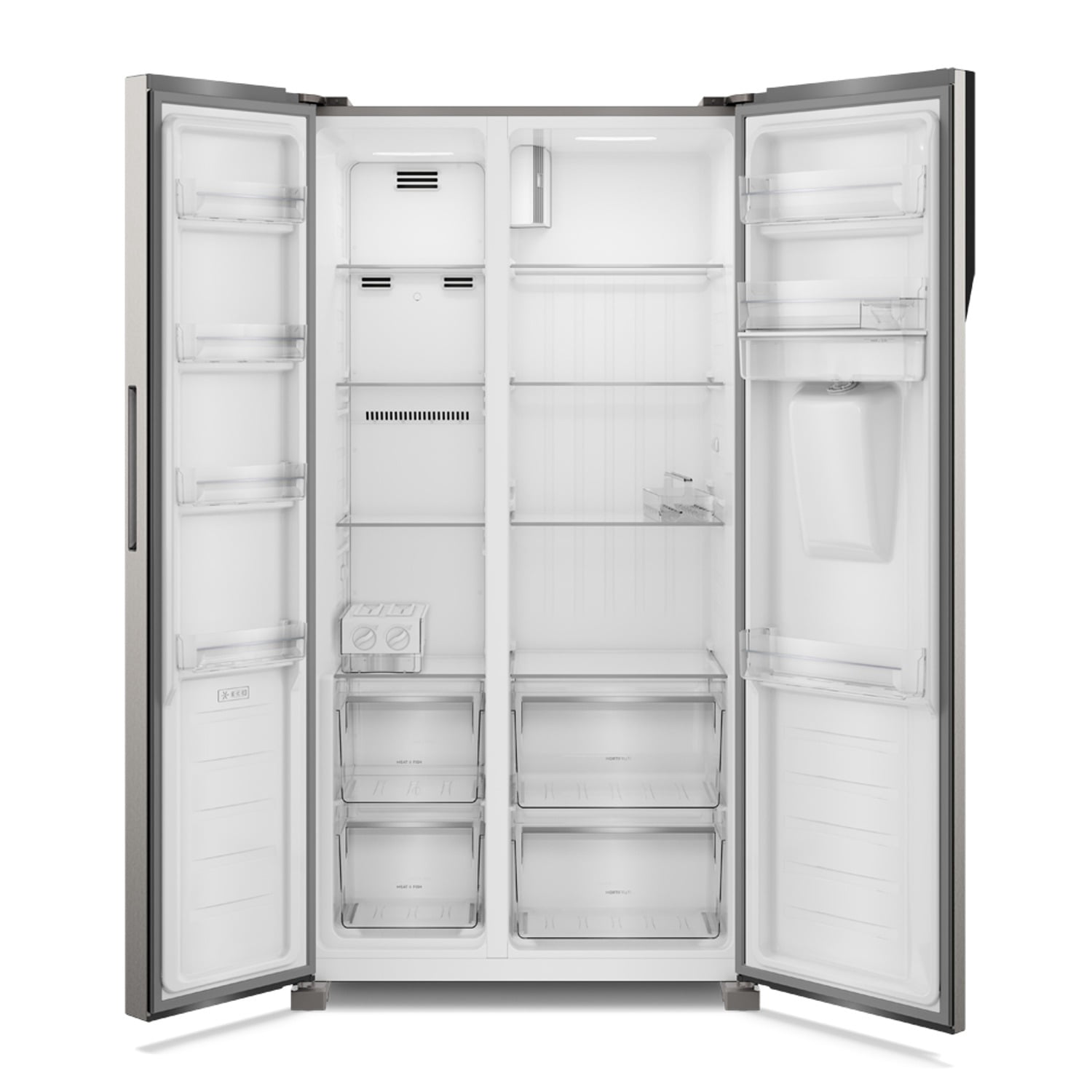 Frigidaire Side-by-Side Double Door Refrigerator, Gray