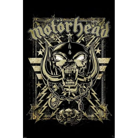 BUY ART FOR LESS Officially Licensed Motorhead War Pig 24 x 36 Inch Art Poster - Decorative Print - Poster Paper - Ready to Frame