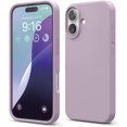 thumbnail image 1 of KOMI Compatible with iPhone 16 Pro Max Case, Premium Liquid Silicone Case, Full Body Protective Cover, Shockproof, Slim Phone Case, Anti-Scratch Soft Microfiber Lining, 6.9 inch Soft Purple, 1 of 5