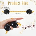 thumbnail image 4 of Hyasfey 2 Pair Asalato Rhythmic Ball Hand Percussion Instruments Rattle Asalato Shaker for Adults And Teenagers, 4 of 7