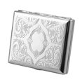 thumbnail image 1 of Silver Metal Cigarette Case Box for 20pcs Cigarettes 84mm, 1 of 5